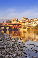 Image showing The Ponte Vecchio in Bassano del Grappa