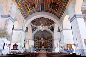 Image showing Historical Filipino Church interior