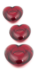 Image showing red heart isolated 