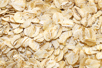 Image showing Delicious oatmeal photographed
