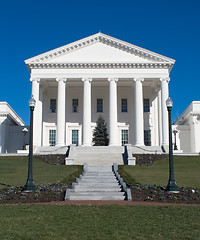 Image showing Christmas at the Virginia Capitol