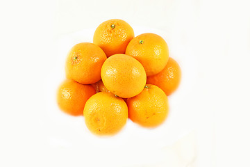Image showing Delicious fruits tangerines 