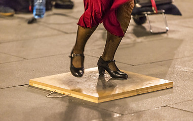 Image showing Flamenco Dancer's Feet