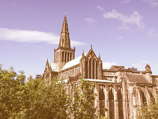 Image showing Glasgow cathedral vintage