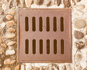 Image showing  Manhole vintage