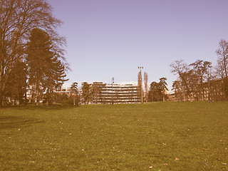 Image showing Valentino park, Italy vintage