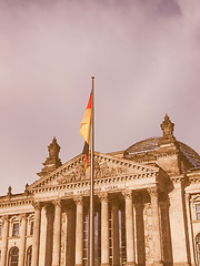 Image showing Reichstag Berlin vintage