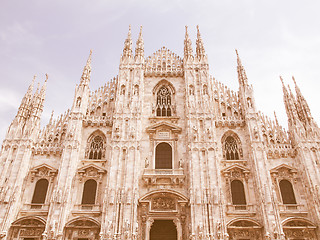 Image showing Duomo, Milan vintage