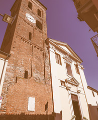 Image showing Santa Maria church in San Mauro vintage