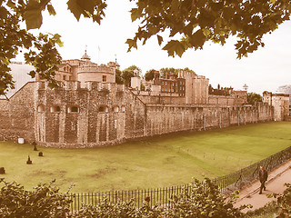 Image showing Tower of London vintage