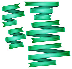 Image showing Color ribbons set. EPS 10