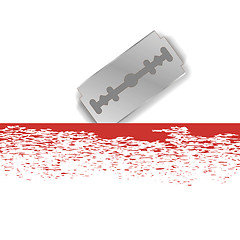 Image showing Metal Razor Blade 