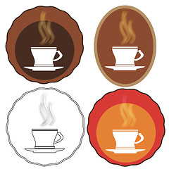 Image showing Cup of Coffee Icons