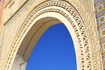 Image showing morocco arch in africa  