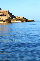 Image showing  blue lagoon    in thailand kho   a  water   south china sea