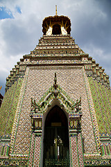 Image showing  thailand    in  bangkok rain  temple   colors 