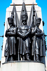 Image showing marble and  in old city of london england