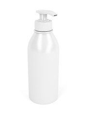 Image showing Plastic bottle with pump