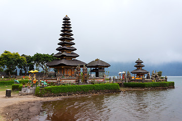 Image showing Pura Ulun Danu water temple Bali