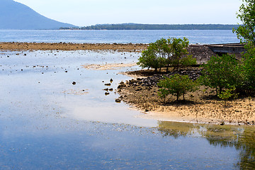 Image showing Indonesian landscape with ocean view