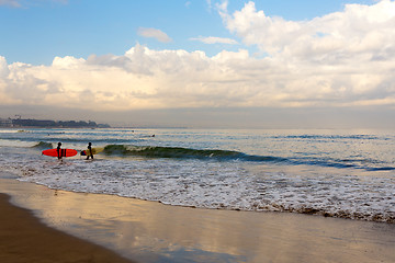 Image showing Kuta beach in Bali Indonesia