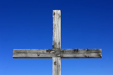Image showing Weathered Wood Cross