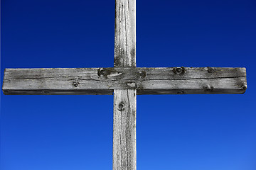 Image showing Weathered Wood Cross