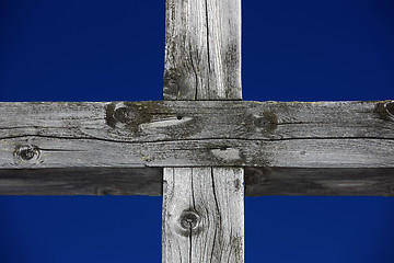 Image showing Weathered Wood Cross