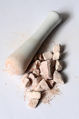 Image showing cosmetic clay for spa treatments