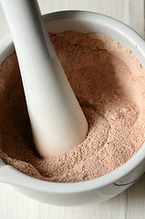 Image showing cosmetic clay for spa treatments