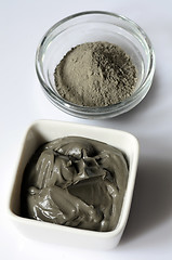 Image showing Cosmetic clay for spa treatments