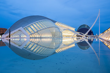 Image showing City of the Arts and Sciences in Valencia, Spain.