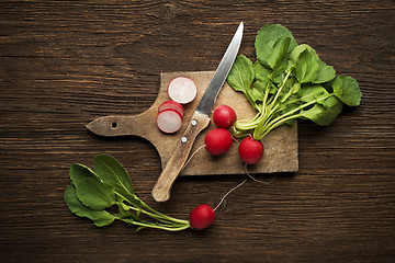 Image showing Red radish