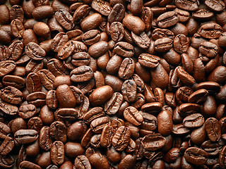 Image showing Coffee beans background