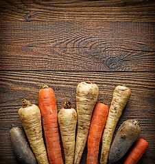 Image showing Various root vegetables