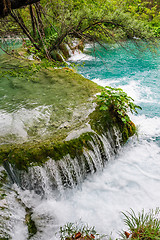 Image showing Waterfalls in Plitvice Lakes National Park, Croatia