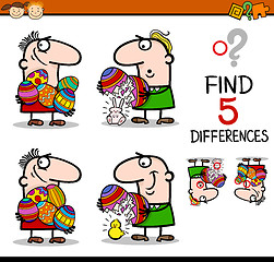 Image showing easter differences task