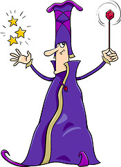 Image showing wizard character cartoon