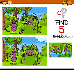 Image showing kindergarten task of differences