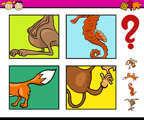 Image showing preschool task with animals