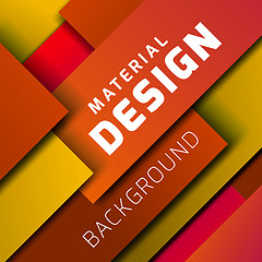 Image showing Material design vector background 