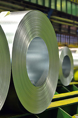 Image showing galvanized steel coil