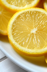 Image showing Bright yellow lemons