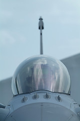 Image showing Cockpit of fighter aircraft