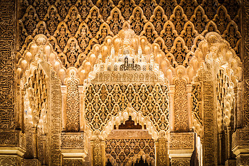 Image showing Islamic Palace Interior