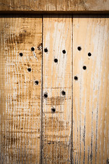 Image showing Heart on a door