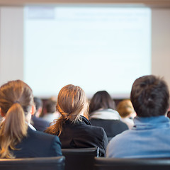 Image showing Audience in the lecture hall.