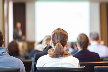 Image showing Audience in the lecture hall.