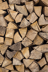 Image showing Chopped firewood