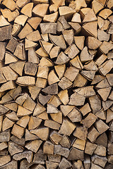 Image showing Chopped firewood